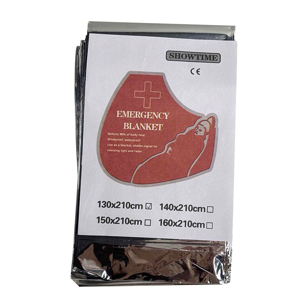 Outdoor Camping Heated Blanket - 130x210cm 防水ブランケット 暖かさを保つ 緊急用保温ブランケット 体温を保つ シルバーフォイルブランケット