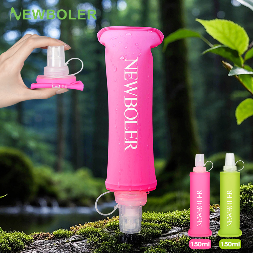 Collapsible Water Bottle - 折りたたみウォーターボトル TPU BPA フリー折りたたみソフトフラスコアウトドアスポーツハイキングキャンプランニングポータブル軟水ボトル