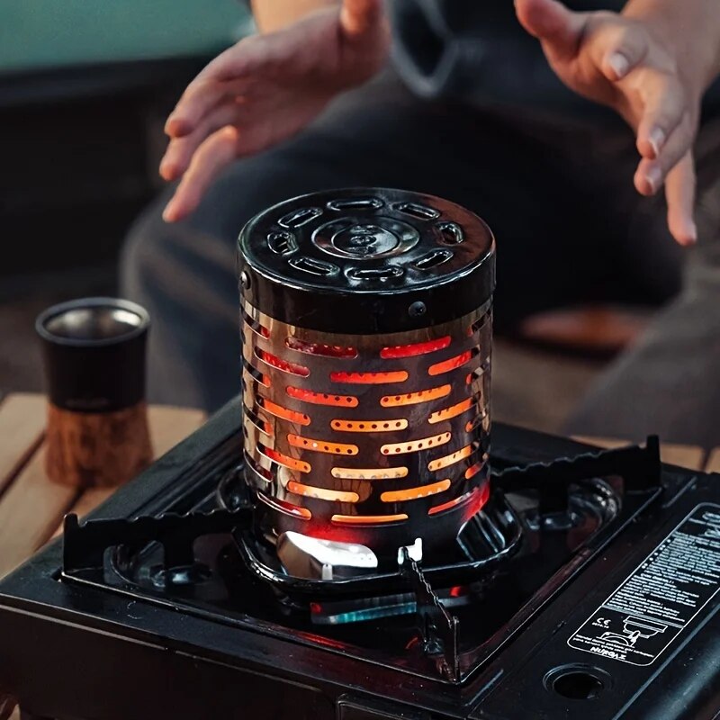 Outdoor Camping Gas Heater - ステンレス鋼加熱カバー屋外キャンプ暖房ストーブ赤外線ヒーターキャンプベーキングストーブカセットベーキングストーブ