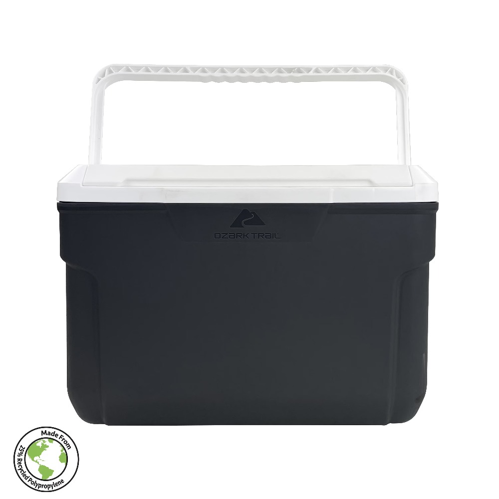 Outdoor Camping Food - 断熱ハードサイドクーラーボックス（ホイール付き）10クォート ポータブルアイスチェスト キャンプ、ピクニック、ビーチ、屋外での食品や飲み物の保管に グレー