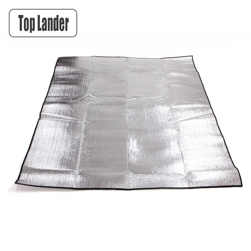 Outdoor Camping Heated Blanket - キャンプマット発泡ホイルブランケットアルミ断熱発泡ホイルマットスリーピングパッド熱屋外テントフットプリント熱を反射
