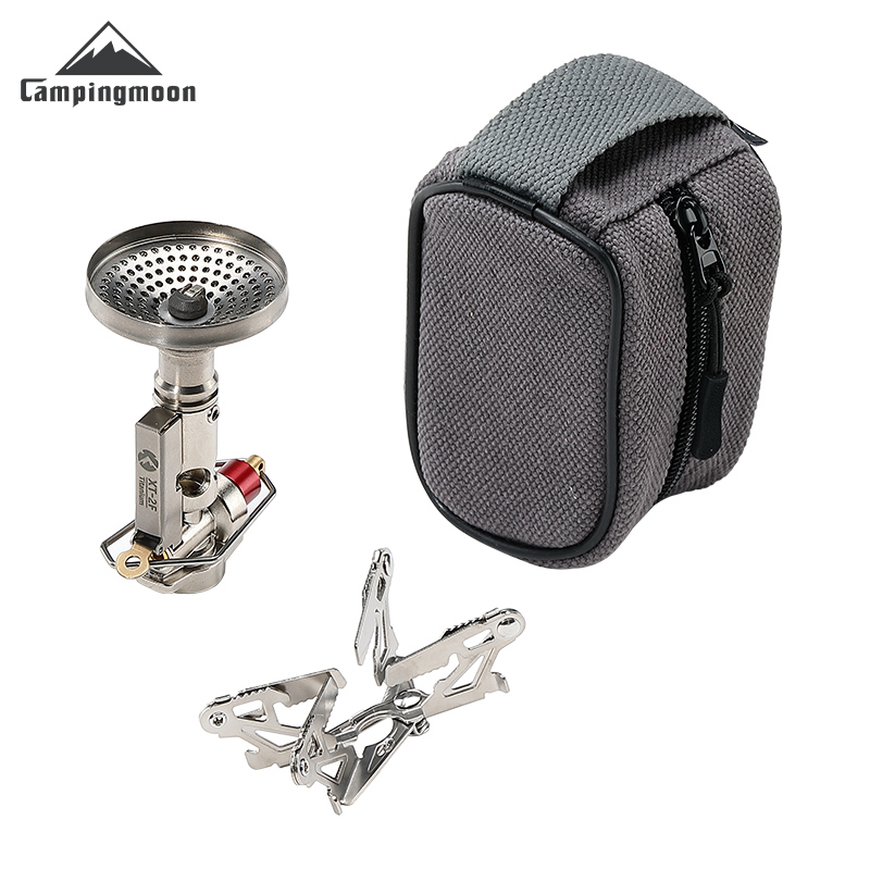 Outdoor Camping Heater For Tent - CAMPINGMOON XT-2F Xuanfeng チタンロケットストーブ ポータブルミニキャンプガスバーナー 安定電圧出力