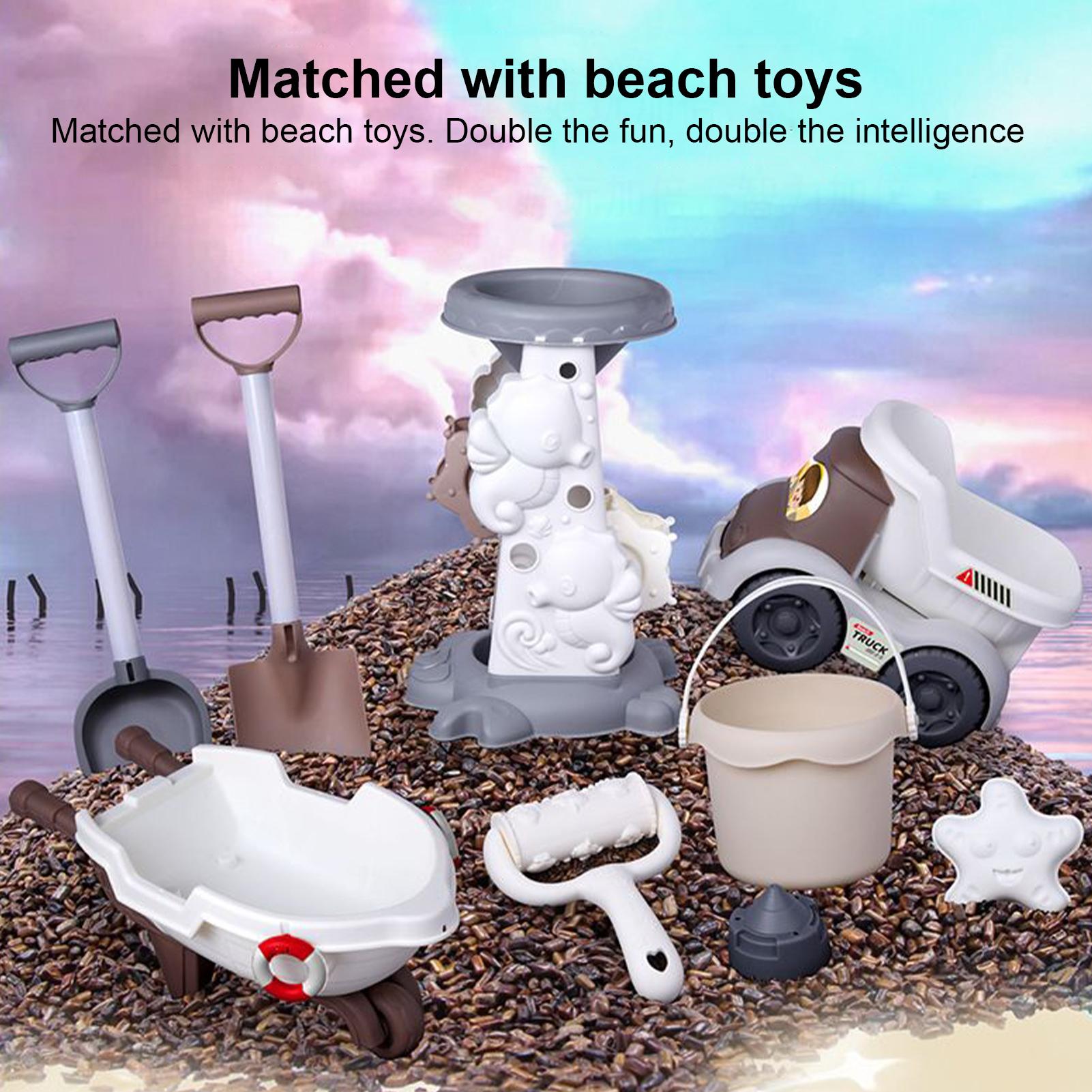 ビーチ砂遊びおもちゃ 砂バケツとシャベルセット 掘削ゲーム  - Outdoor Camping Kids Activities のレビューと価格