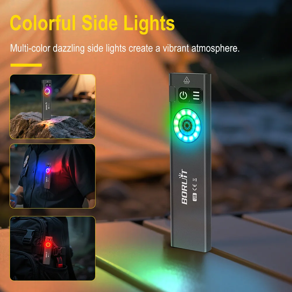 BORUiT U8 650LM EDC LED懐中電灯 タイ - Outdoor Camping Glamping のレビューと価格