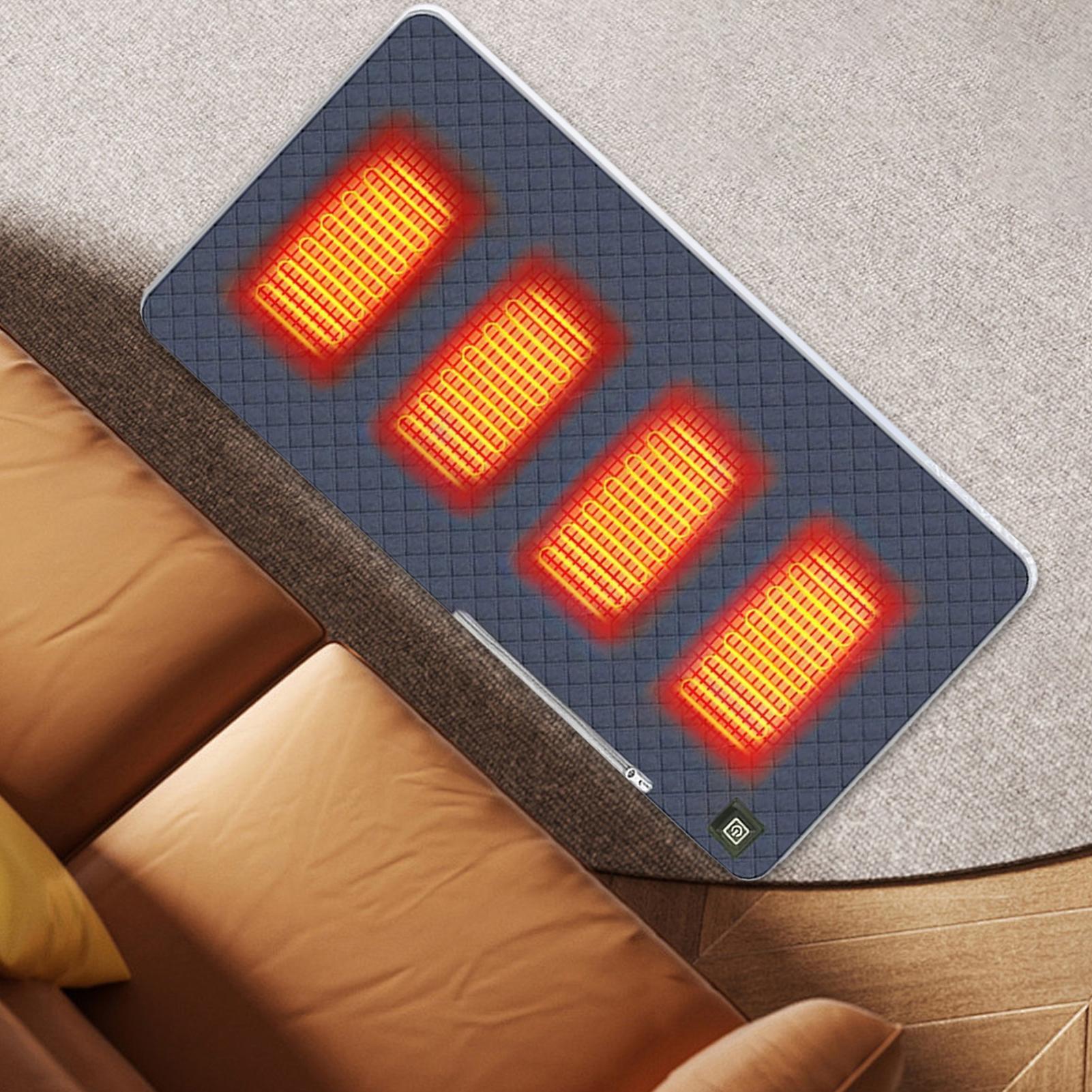 4つの加熱エリアキャンプチェア加熱マットアウトドア旅行USB - Outdoor Camping Heated Blanket のレビューと価格
