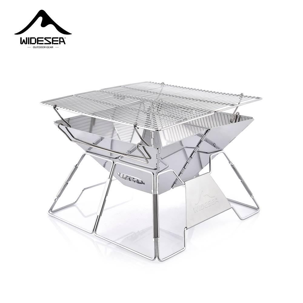 Widesea 防風薪キャンプグリル屋外ステンレス鋼荒野サバ - Outdoor Camping Sink のレビューと価格