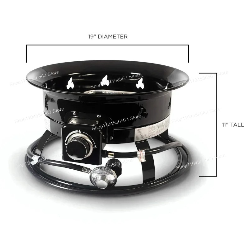 ポータブルプロパン焚き火台 58,000 BTU 屋外ガスフ - Outdoor Camping Gas Heater のレビューと価格