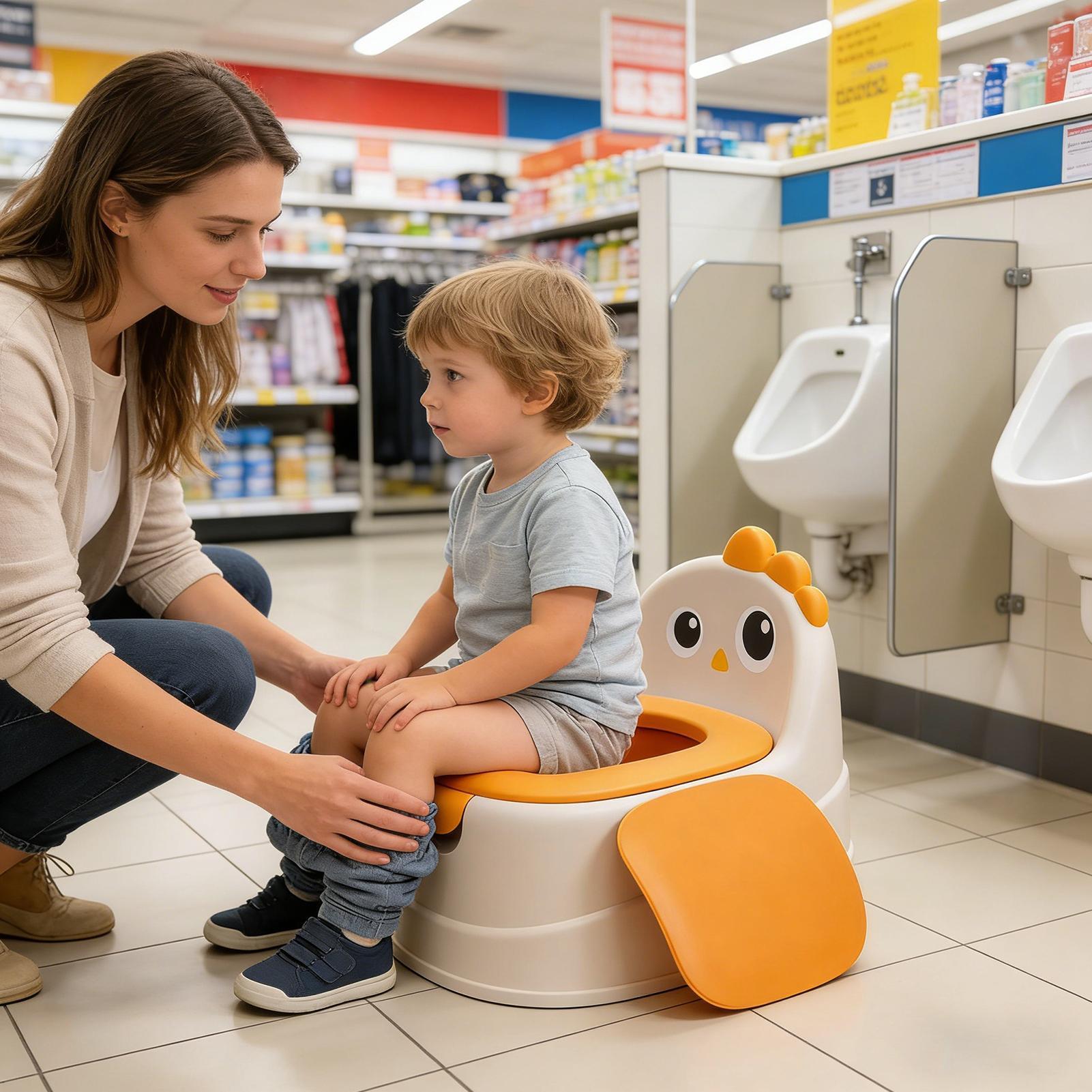 トイレトレーニング用ポータブルトイレシート 男の子 女の子用 - Outdoor Camping Bathroom のレビューと価格