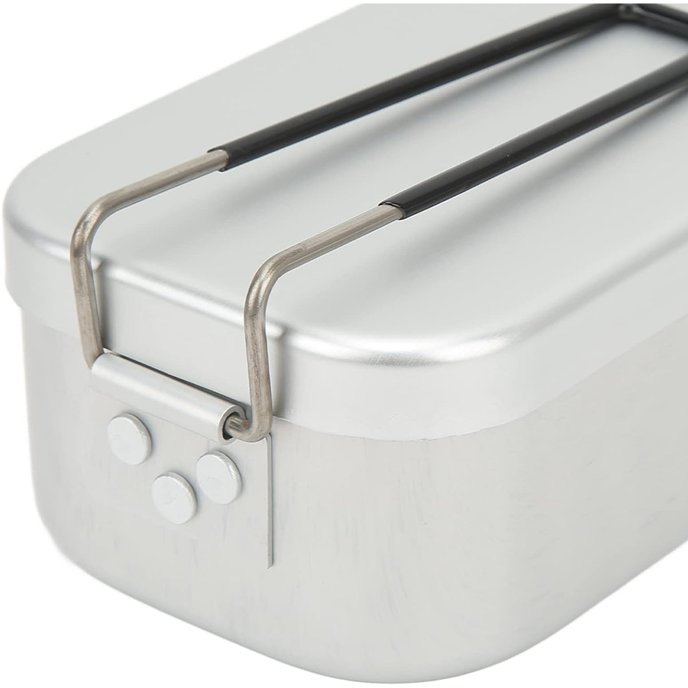 800 ミリリットルアルミ弁当箱屋外キャンプ調理器具食器折り - Outdoor Camping Food のレビューと価格