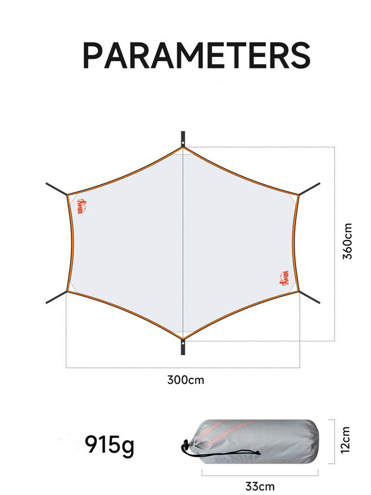 日よけキャノピーテント、日除けシェルター、キャンプやアウトド - Waterproof Tarp Shelter のレビューと価格