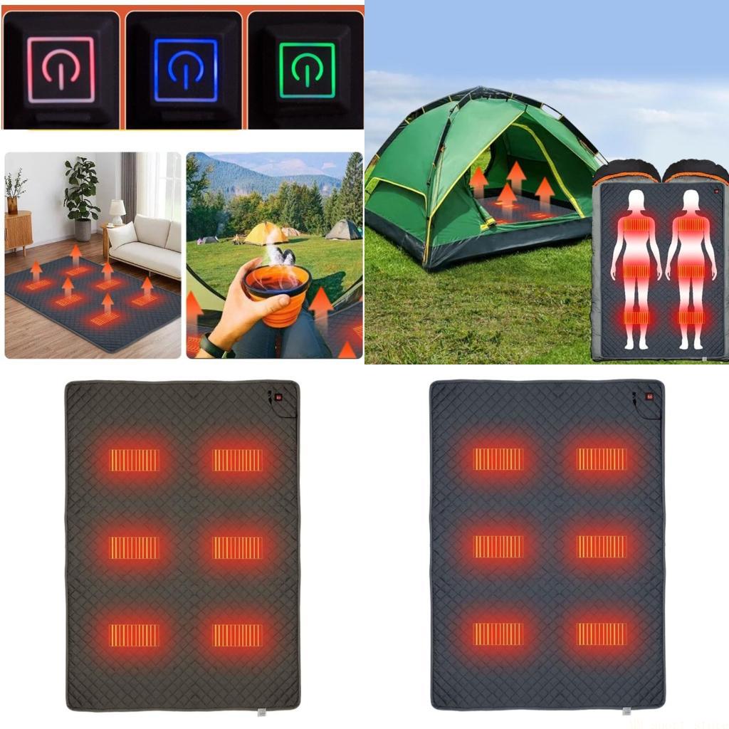 31BE キャンプ加熱スリープバッグパッド USB 加熱ブラ - Outdoor Camping Heated Blanket のレビューと価格