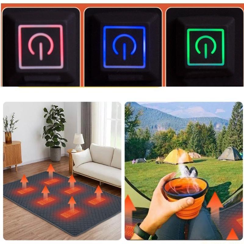 31BE キャンプ加熱スリープバッグパッド USB 加熱ブラ - Outdoor Camping Heated Blanket のレビューと価格