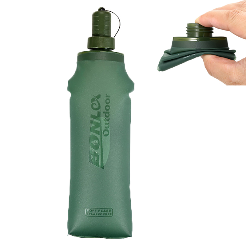 250ml 500ml 折りたたみ式ウォーターバッグ ソフト - Collapsible Water Bottle のレビューと価格