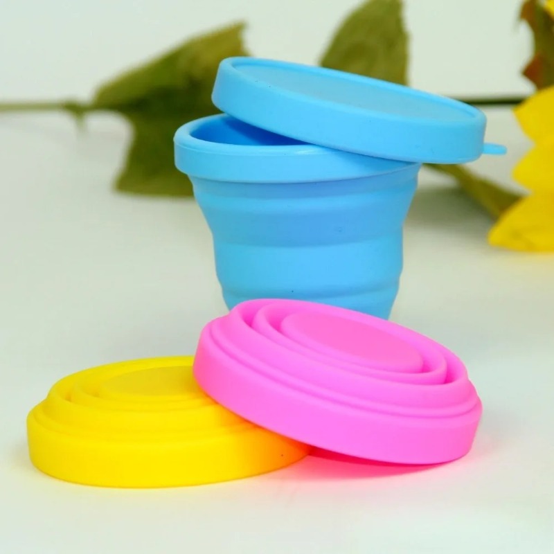 1個 200ml 食品グレードシリコン製折りたたみカップ ポ - Outdoor Camping Food のレビューと価格