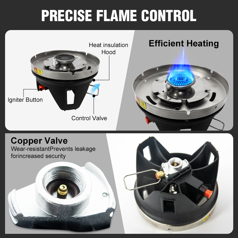 WESTTUNE アウトドアクッキングシステム キャンプ用プ - Outdoor Camping Gas Heater のレビューと価格