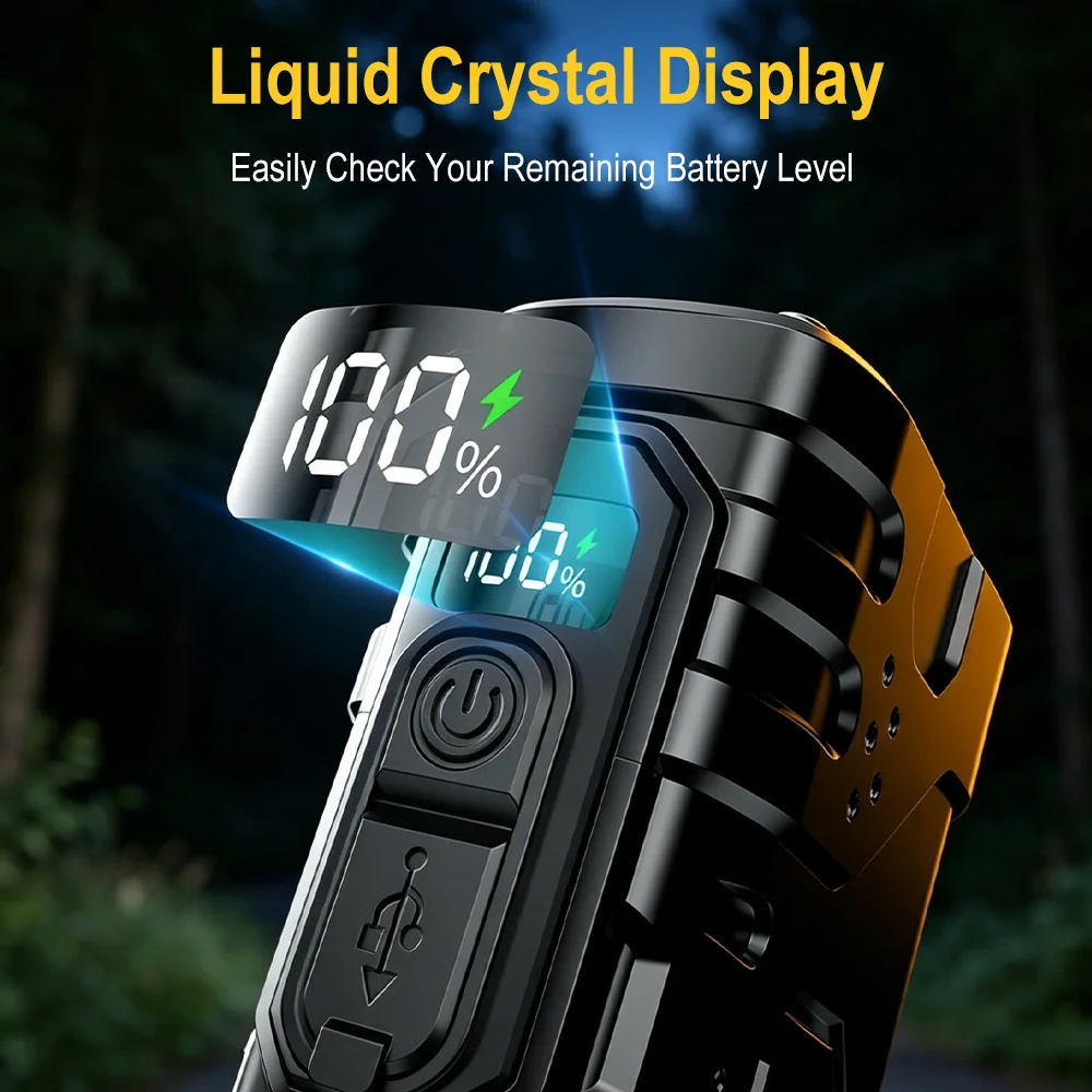BORUIiT ハンドクランク EDC LED フラッシュラ - Outdoor Camping Glamping のレビューと価格