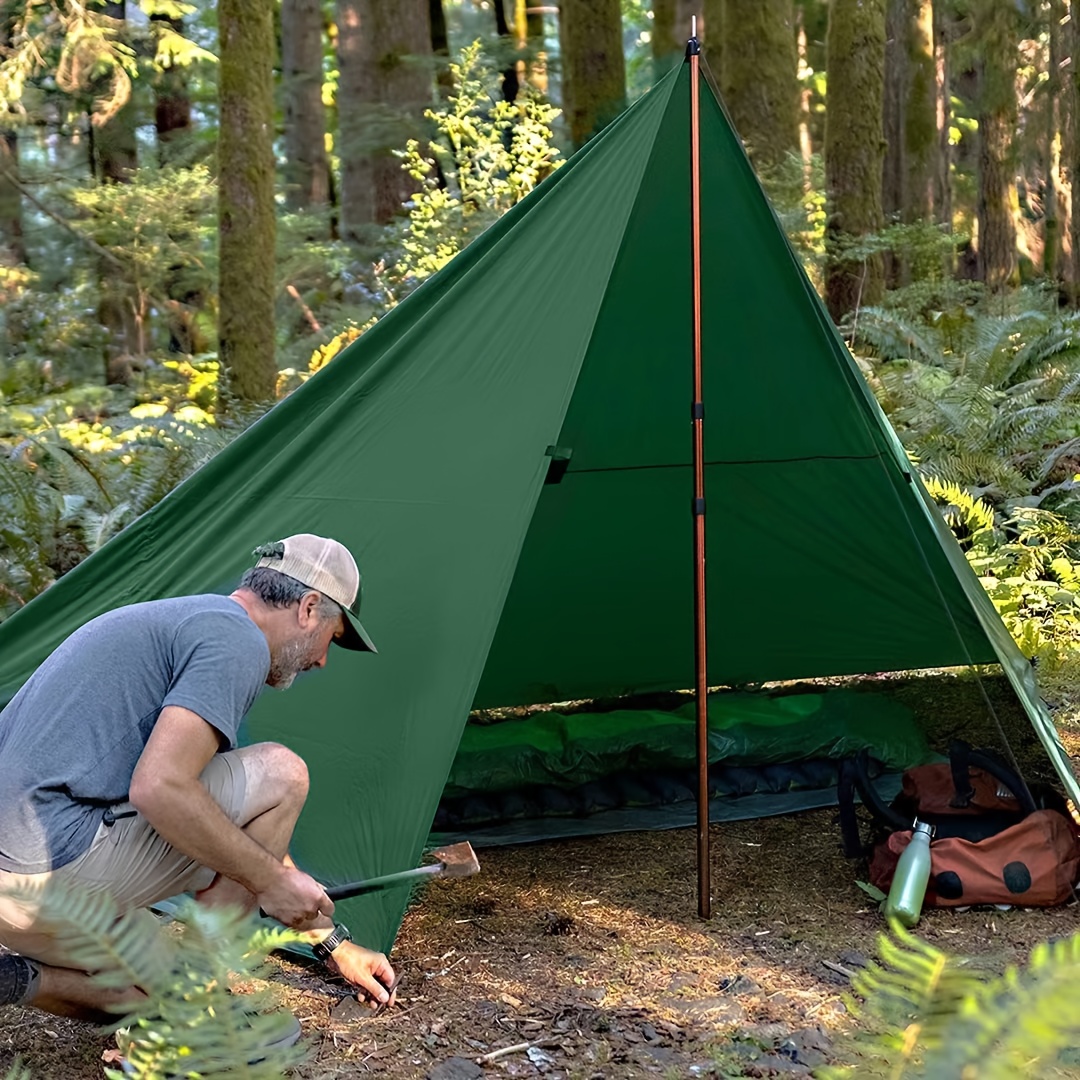 19 ハングポイント テント タープ サバイバル サンシェル - Waterproof Tarp Shelter のレビューと価格
