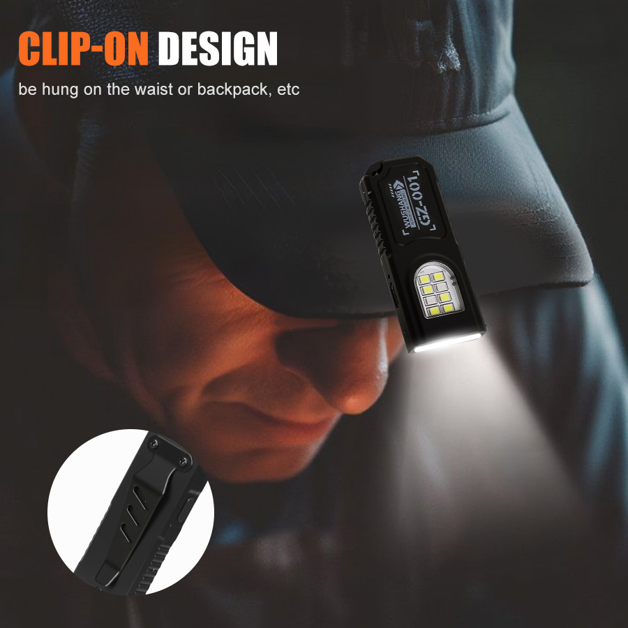 多機能キーホルダー懐中電灯 USB 充電式ミニ懐中電灯 CO - Outdoor Camping Glamping のレビューと価格