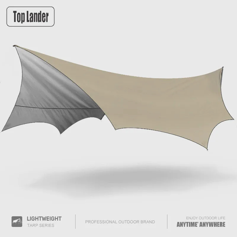 長方形の防水セイルシェード,5.1x5.1m,シェルター,キ - Waterproof Tarp Shelter のレビューと価格