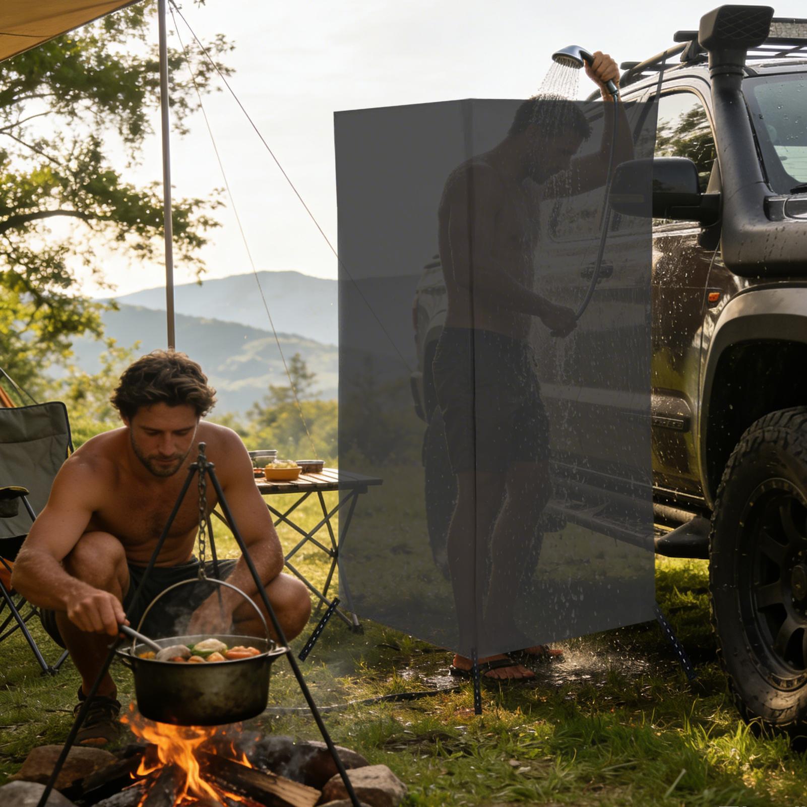 ポータブル更衣室 車側プライバシー保護ポータブル更衣テント  - Outdoor Camping Car Tent のレビューと価格