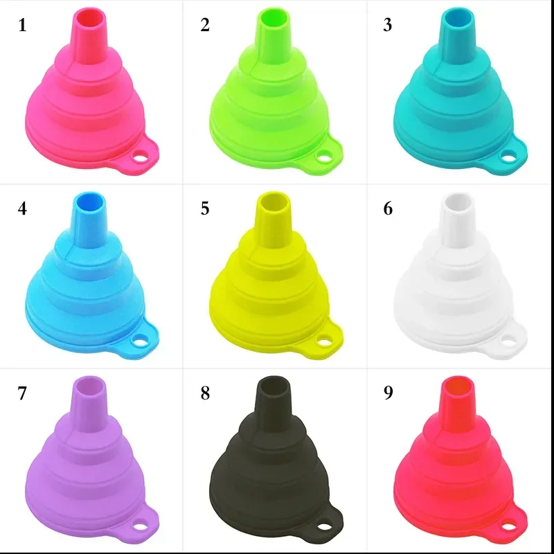 1/4 個シリコン折りたたみ式漏斗折りたたみ式キッチンロング - Collapsible Water Bottle のレビューと価格