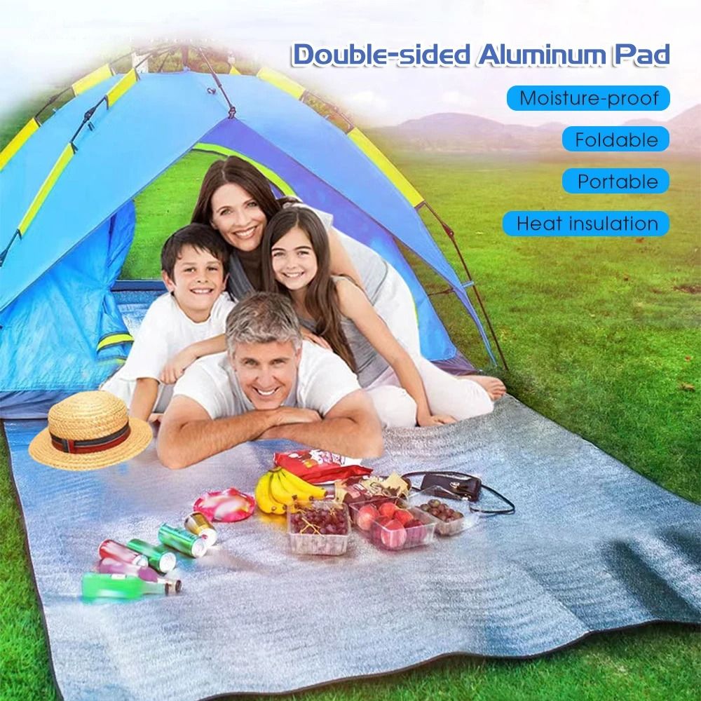 アルミニウム断熱フォームフォイルマット、スリーピングパッド、 - Outdoor Camping Heated Blanket のレビューと価格