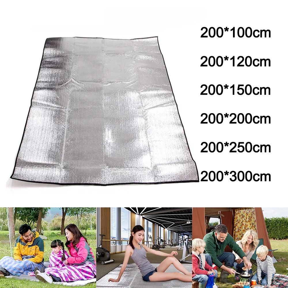 アルミニウム断熱フォームフォイルマット、スリーピングパッド、 - Outdoor Camping Heated Blanket のレビューと価格