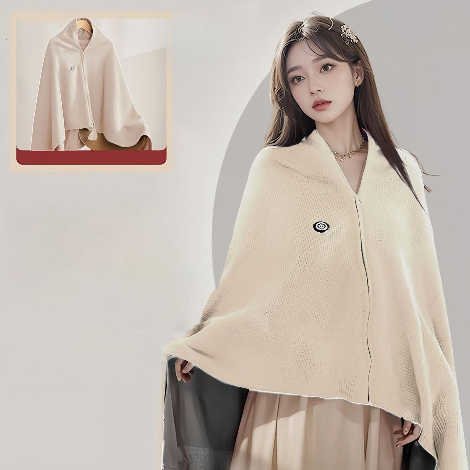 USB加熱ブランケット 自動オフ機能付き USB温かいショー - Outdoor Camping Heated Blanket のレビューと価格