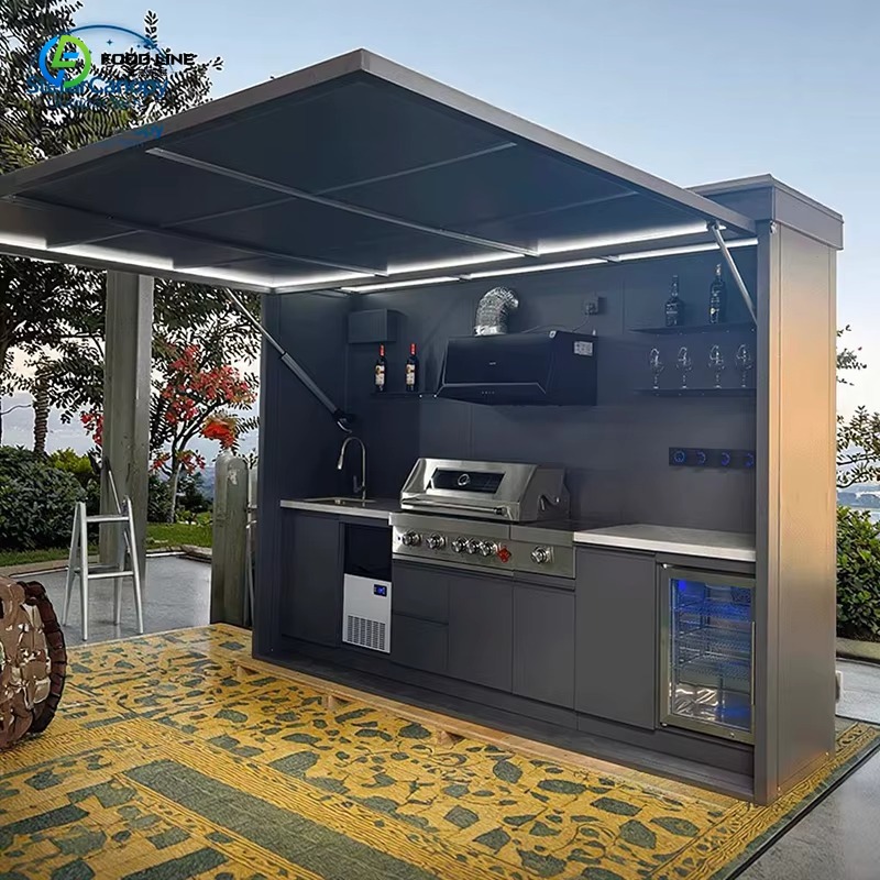 カスタマイズ可能なキャンプ用屋外キッチンセット、多機能BBQ - Outdoor Camping Sink のレビューと価格