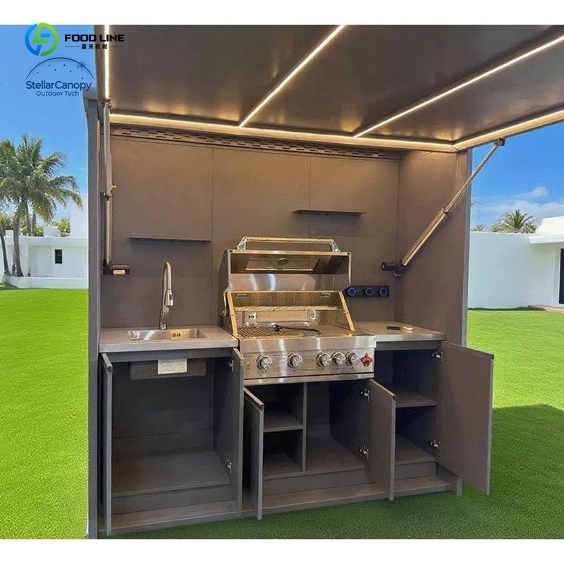 カスタマイズ可能なキャンプ用屋外キッチンセット、多機能BBQ - Outdoor Camping Sink のレビューと価格
