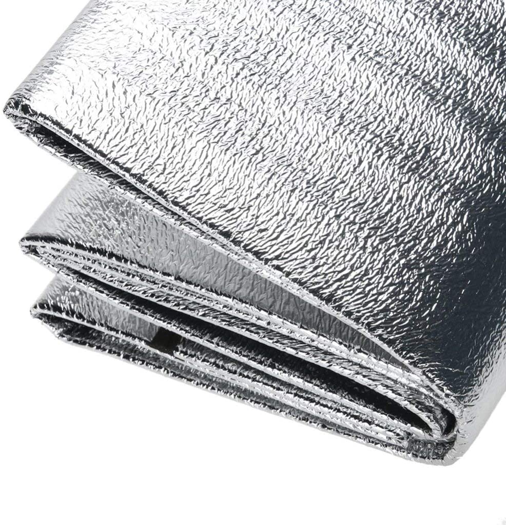 キャンプマット発泡ホイルブランケットアルミ断熱発泡ホイルマッ - Outdoor Camping Heated Blanket のレビューと価格