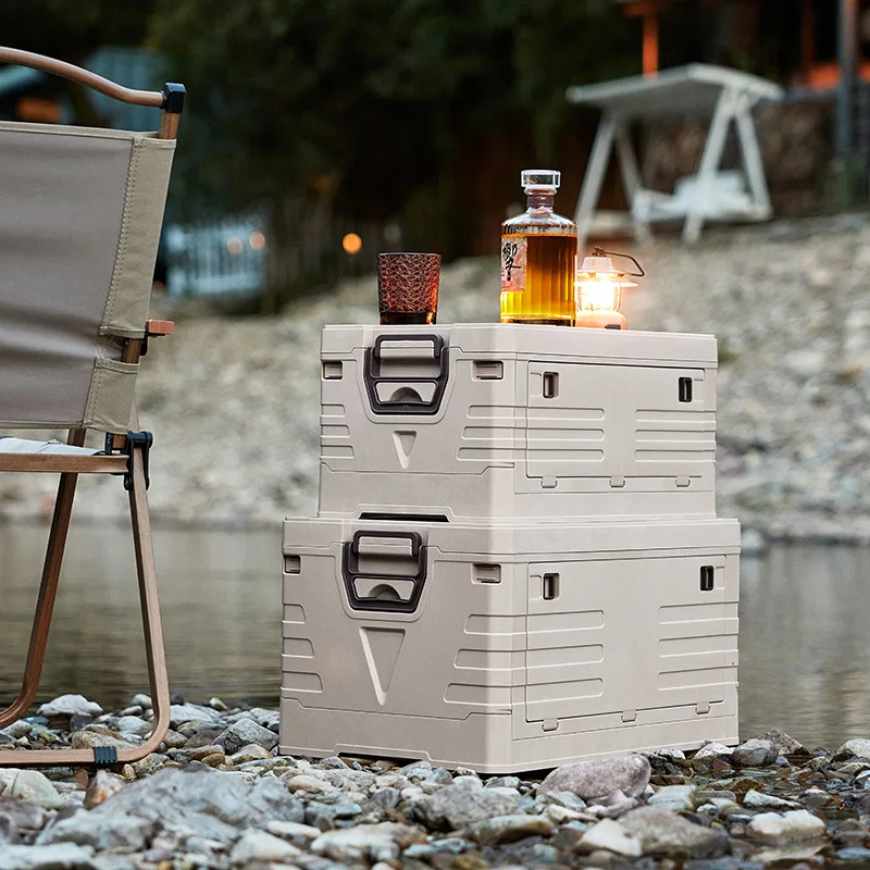 車用収納ビン アウトドア キャンプ用 折りたたみ式収納ボック - Outdoor Camping Food のレビューと価格