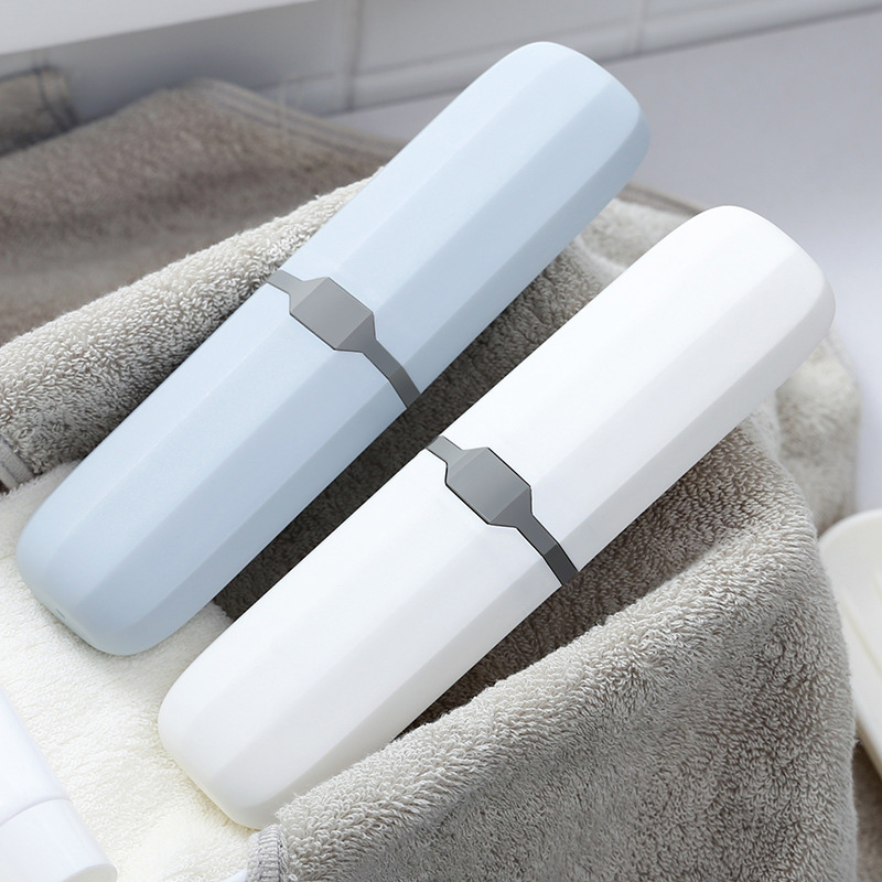 1/4pc ポータブル歯ブラシカバー収納ボックス毎日のアウト - Outdoor Camping Bathroom のレビューと価格
