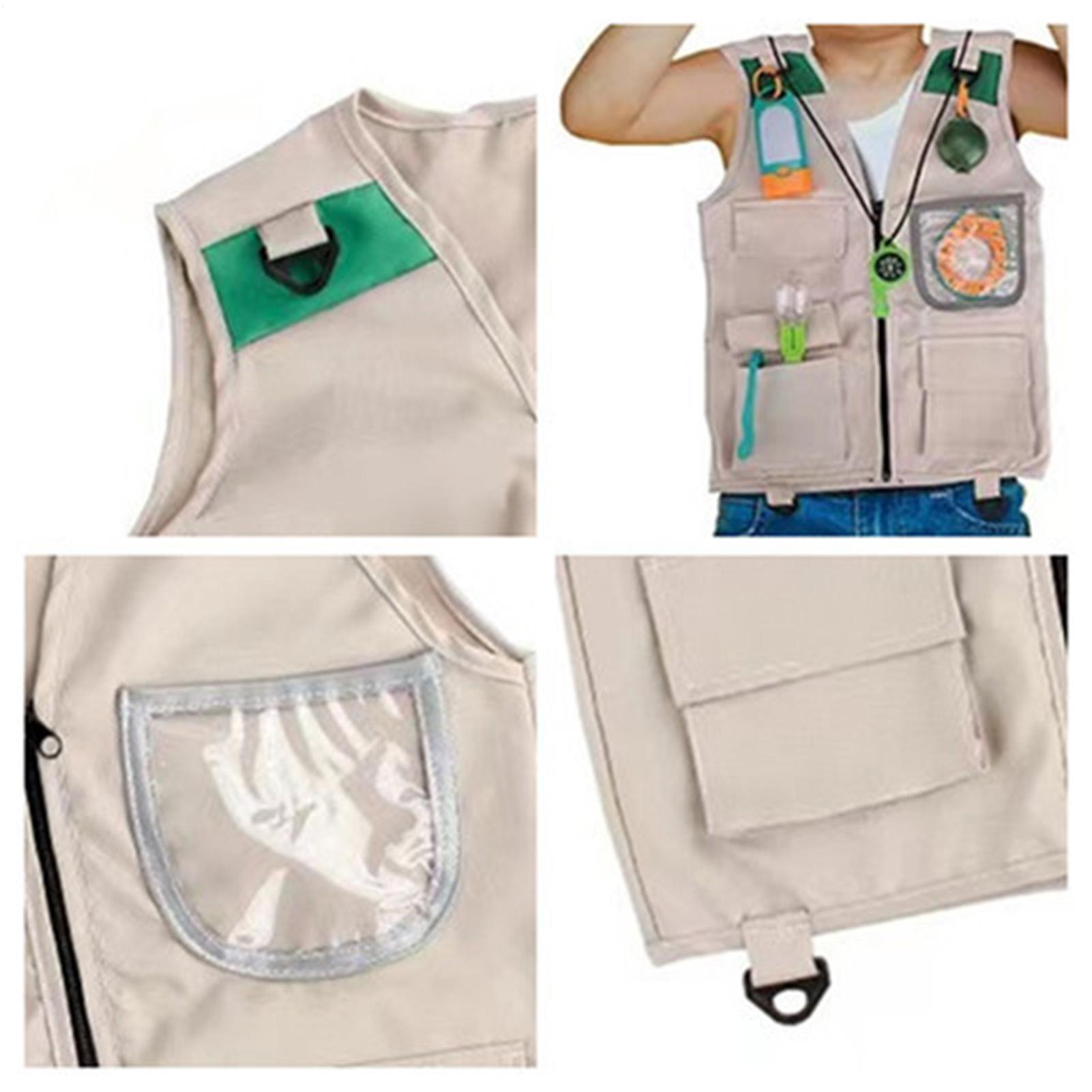 子供用釣りベスト ノースリーブコスチュームジャケット アウト - Outdoor Camping Kids Activities のレビューと価格