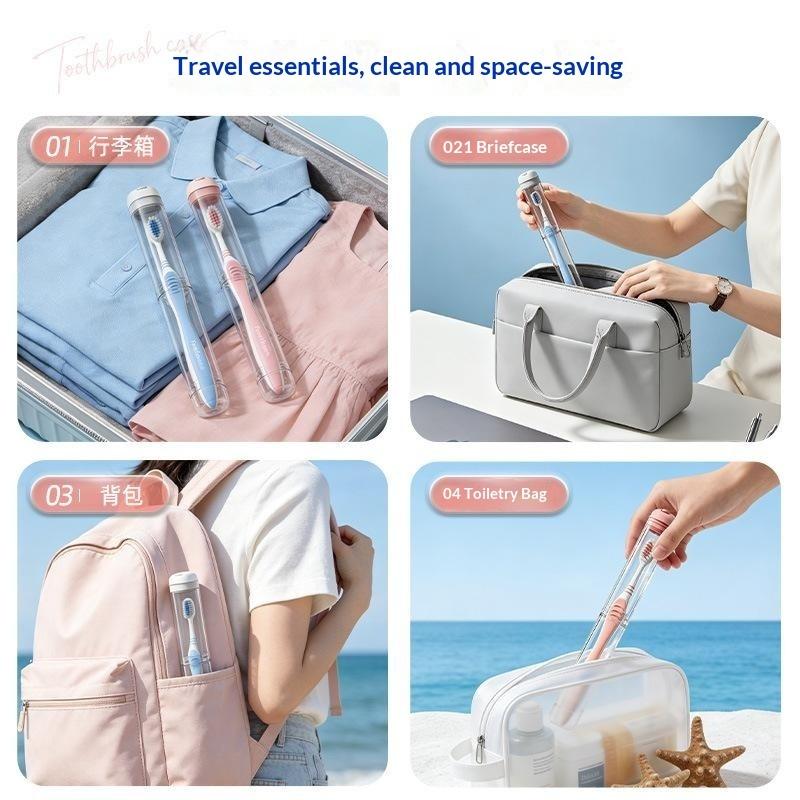 携帯用歯ブラシホルダーボックス アウトドア旅行キャンプ用歯ブ - Outdoor Camping Bathroom のレビューと価格