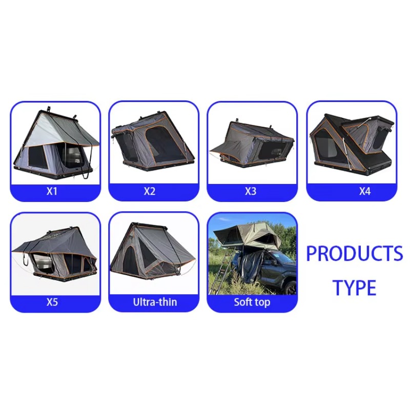 アウトドア用2～3人用キャンプオフロード車用ルーフトップテン - Outdoor Camping Car Tent のレビューと価格